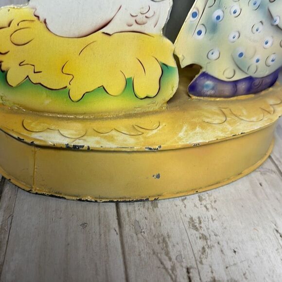 Metal Precious Moments Looking Girl I Get a Cluck Out of You Unique - Picture 6 of 8